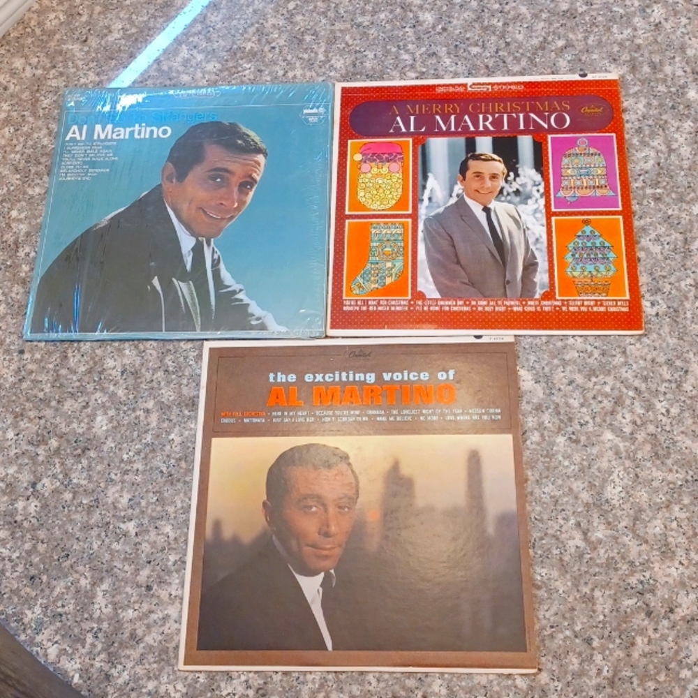 AL MARTINO VINTAGE RECORD ALBUMS